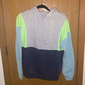 American Eagle women’s XS comfy hoodie navy/gray